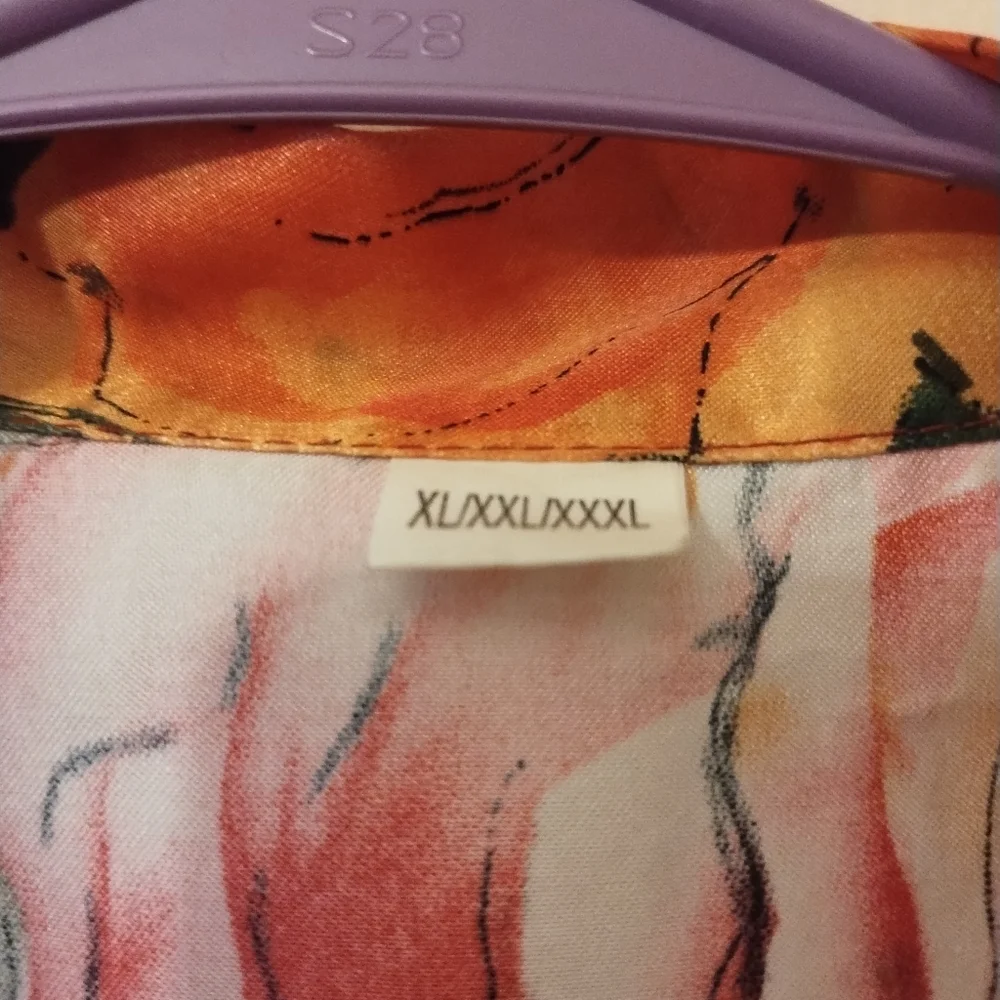 Floral Kimono red Womens Robe Sizes From XL ,XXL OR XXXL‎ Missing The Belt
